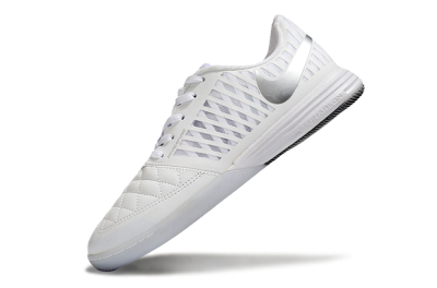 Nike Lunar Gato 2 IC Low-Tops Football Shoes - Beige/Silver/White