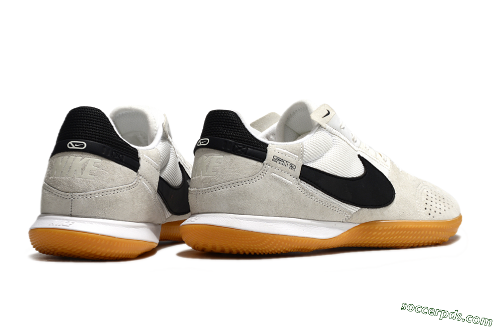 Nike Street Gato IC Low-Tops Football Shoes - Grey/Black/White 6