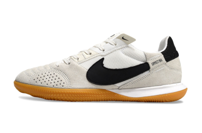 Nike Street Gato IC Low-Tops Football Shoes - Grey/Black/White
