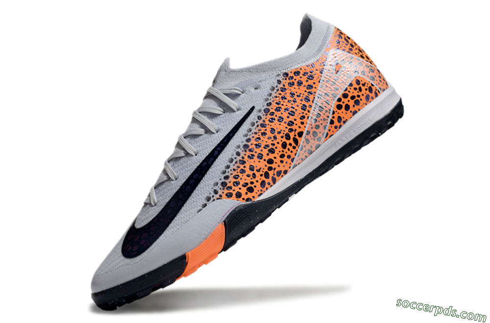 Nike Air Zoom Mercurial Vapor 16 Elite TF Low-Tops Football Shoes - Grey/Black/Leopard 5