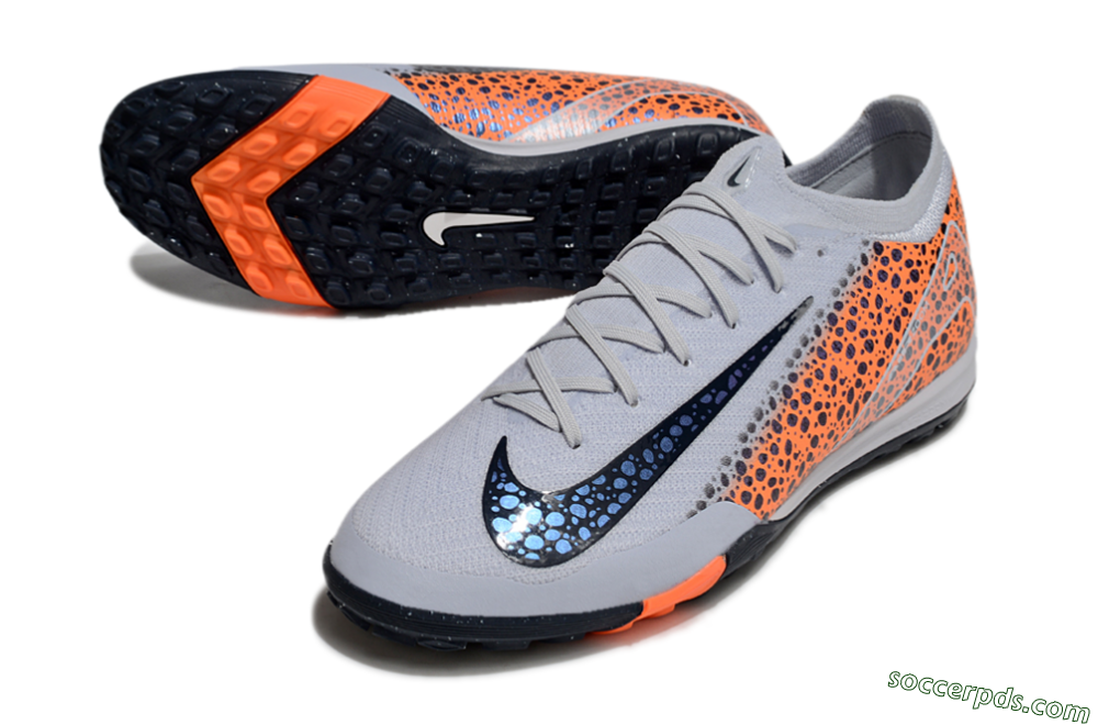 Nike Air Zoom Mercurial Vapor 16 Elite TF Low-Tops Football Shoes - Grey/Black/Leopard 3