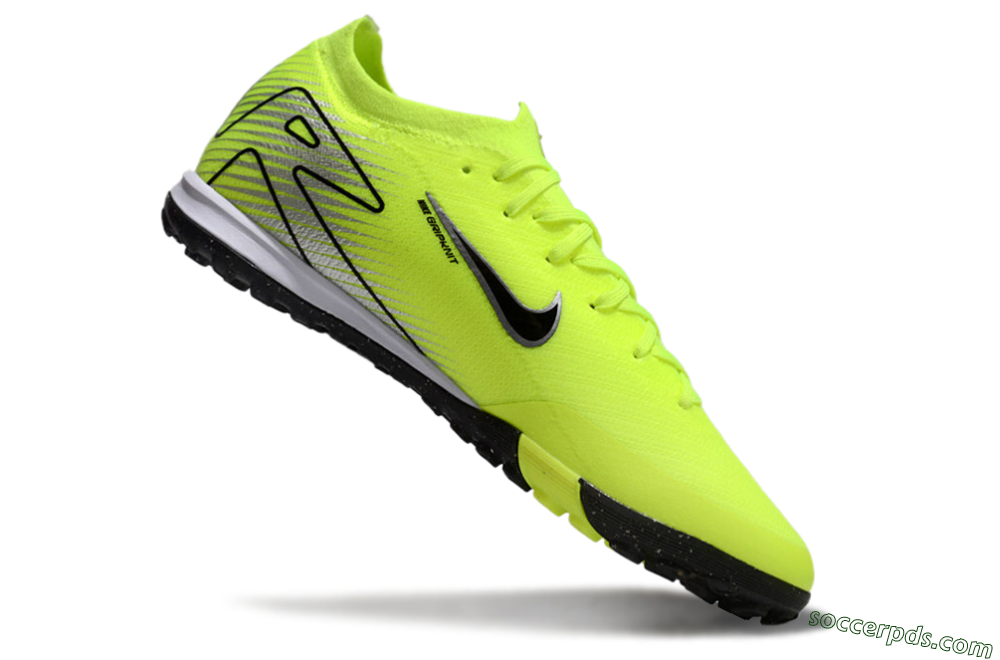 Nike Air Zoom Mercurial Vapor 16 Elite TF Low-Tops Football Shoes - Yellow/Black/Silver 4