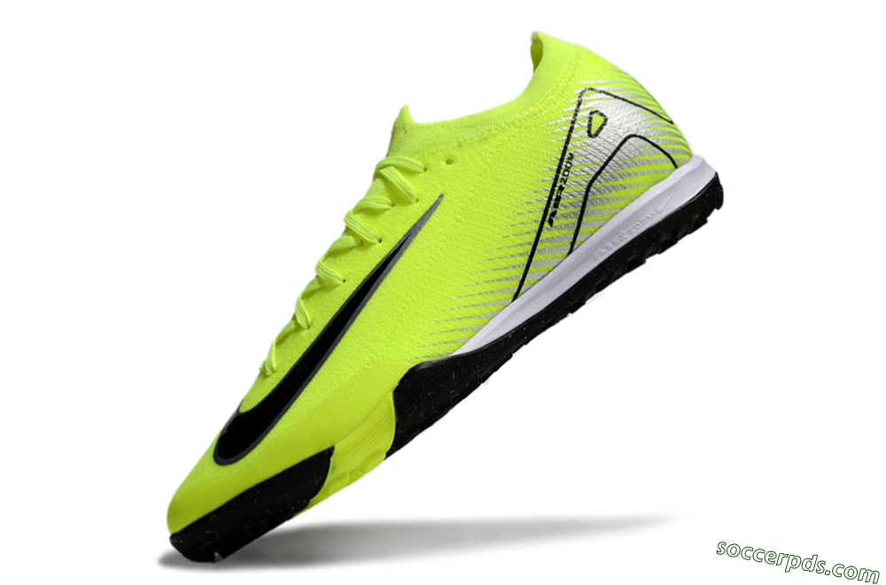 Nike Air Zoom Mercurial Vapor 16 Elite TF Low-Tops Football Shoes - Yellow/Black/Silver 5