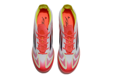 Adidas F50 Elite TF Low-Tops Football Shoes - White/Red/Yellow