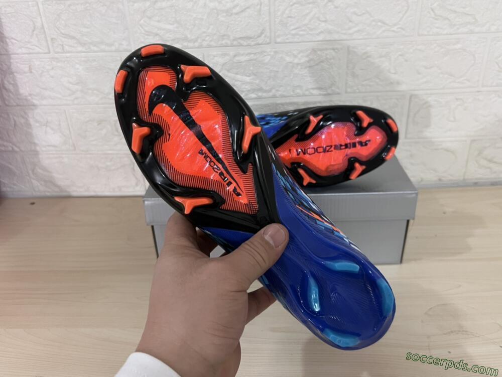 Nike Air Zoom Mercurial Superfly 10 Elite FG High-Tops Football Boots - Black/Blue/Orange