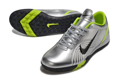 Nike Zoom Mercurial Vapor 1 Rgn SE TF Low-Tops Football Shoes - Silver/Black/Yellow