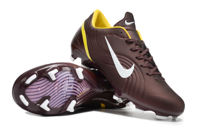 Nike Air Zoom Mercurial Vapor 16 Elite FG Low-Tops Football Boots - Brown/White/Yellow