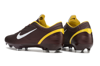 Nike Air Zoom Mercurial Vapor 16 Elite FG Low-Tops Football Boots - Brown/White/Yellow