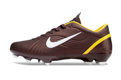 Nike Air Zoom Mercurial Vapor 16 Elite FG Low-Tops Football Boots - Brown/White/Yellow