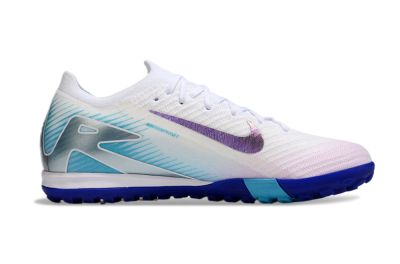 Nike Air Zoom Mercurial Vapor 16 Elite TF Low-Tops Football Shoes - White/Purple/Blue