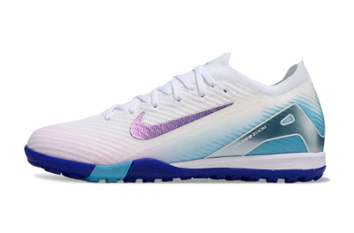 Nike Air Zoom Mercurial Vapor 16 Elite TF Low-Tops Football Shoes - White/Purple/Blue