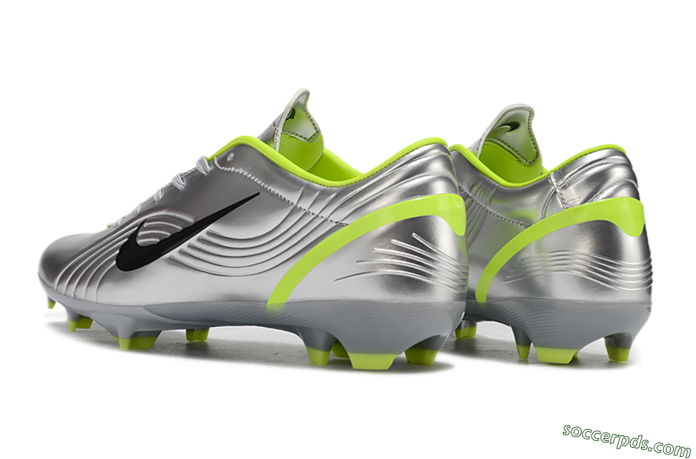 Nike Zoom Mercurial Vapor 1 Rgn SE FG Low-Tops Football Boots - Silver/Black/Yellow 4