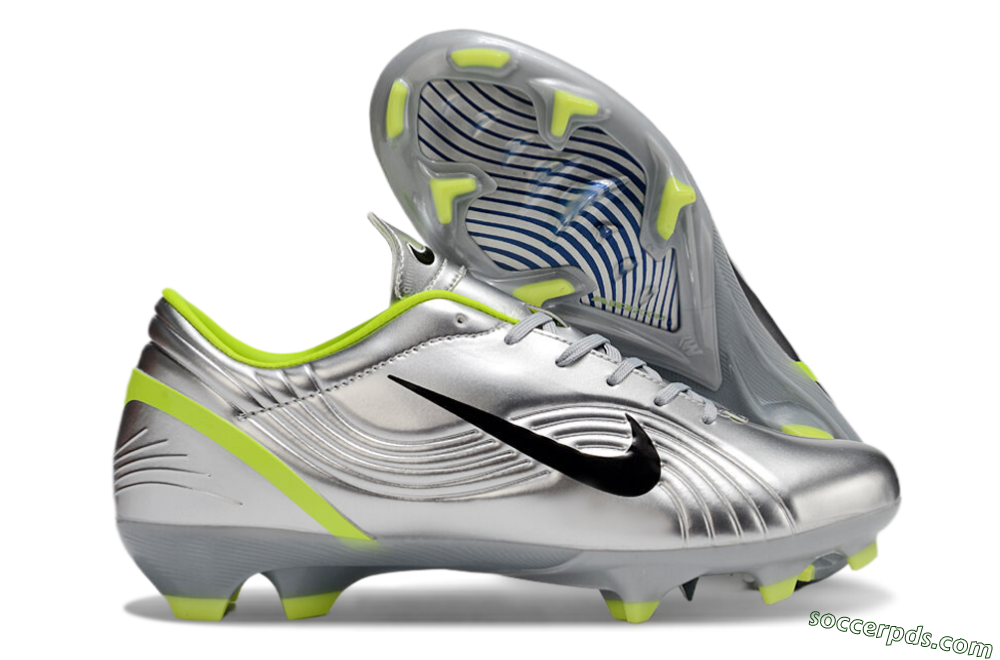 Nike Zoom Mercurial Vapor 1 Rgn SE FG Low-Tops Football Boots - Silver/Black/Yellow 1