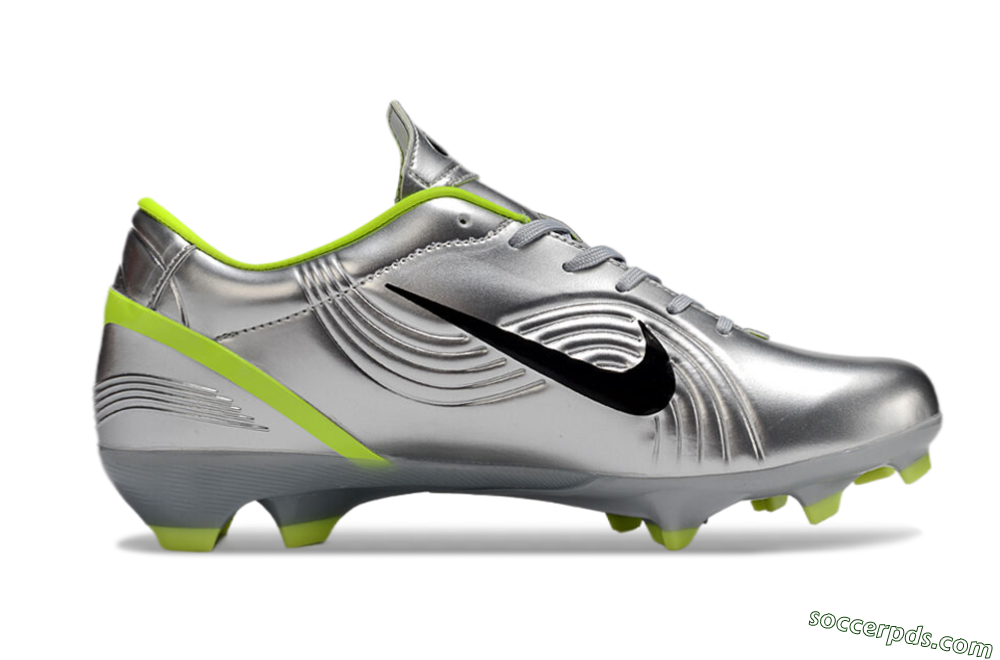 Nike Zoom Mercurial Vapor 1 Rgn SE FG Low-Tops Football Boots - Silver/Black/Yellow 5
