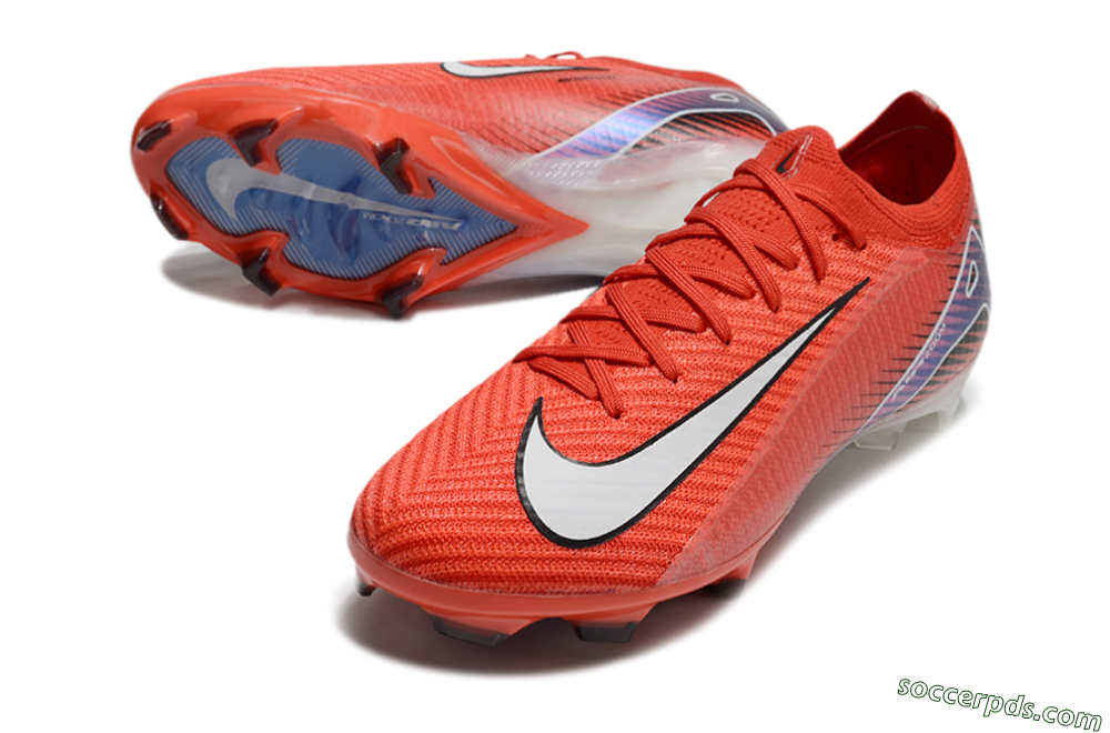 Nike Air Zoom Mercurial Vapor 16 Elite FG Low-Tops Football Boots - Red/White/Blue 3