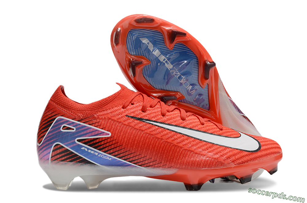 Nike Air Zoom Mercurial Vapor 16 Elite FG Low-Tops Football Boots - Red/White/Blue 1