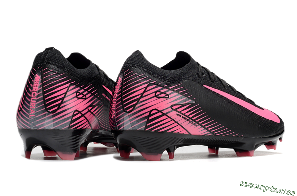 Nike Air Zoom Mercurial Vapor 16 Elite FG Low-Tops Football Boots - Black/Pink 6