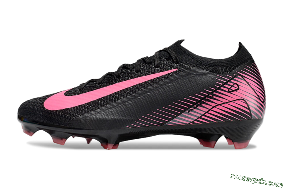 Nike Air Zoom Mercurial Vapor 16 Elite FG Low-Tops Football Boots - Black/Pink 2