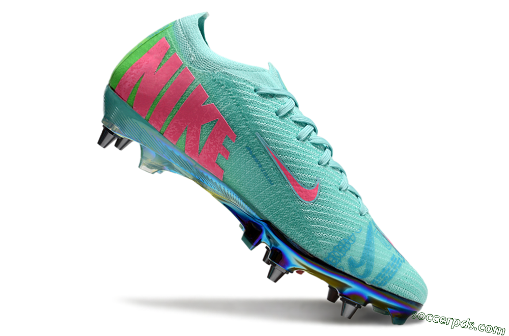 Nike Air Zoom Mercurial Vapor 16 Elite SG Low-Tops Football Boots - Jade/Pink/Gold 4