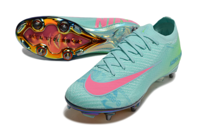 Nike Air Zoom Mercurial Vapor 16 Elite SG Low-Tops Football Boots - Jade/Pink/Gold