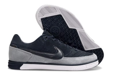 Nike Street Gato IC Low-Tops Football Shoes - Blue/Grey/White