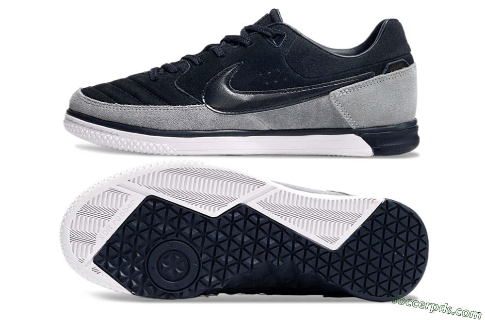 Nike Street Gato IC Low-Tops Football Shoes - Blue/Grey/White 0