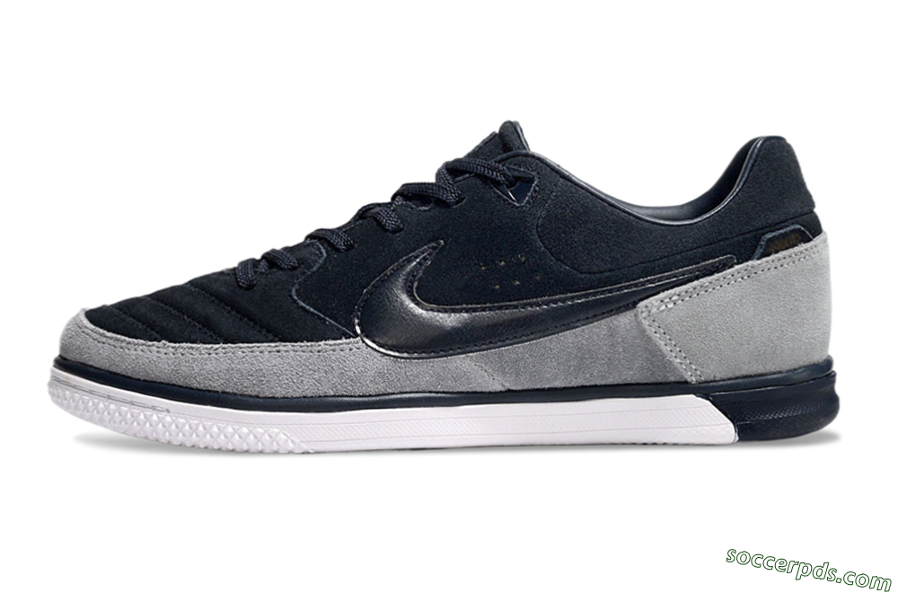 Nike Street Gato IC Low-Tops Football Shoes - Blue/Grey/White 2
