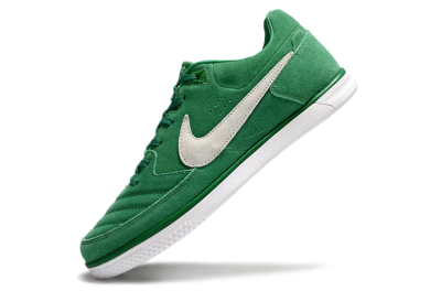Nike Street Gato IC Low-Tops Football Shoes - Green/Grey/White