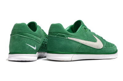 Nike Street Gato IC Low-Tops Football Shoes - Green/Grey/White