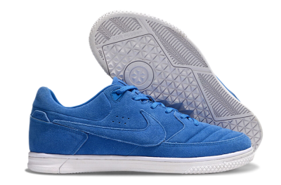 Nike Street Gato IC Low-Tops Football Shoes - Blue/White