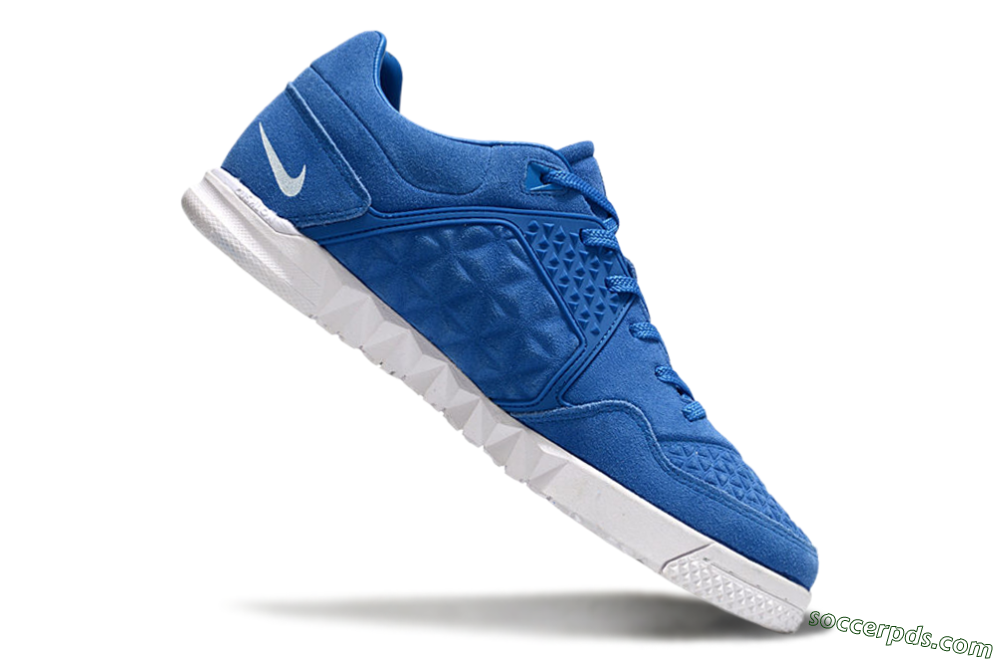 Nike Street Gato IC Low-Tops Football Shoes - Blue/White 4
