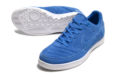 Nike Street Gato IC Low-Tops Football Shoes - Blue/White