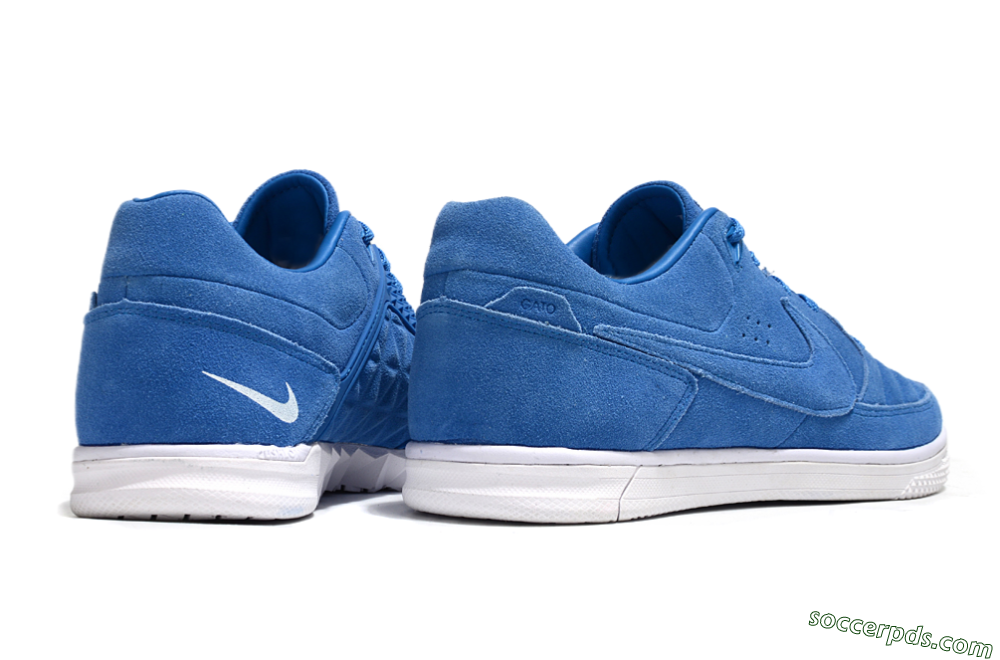 Nike Street Gato IC Low-Tops Football Shoes - Blue/White 6