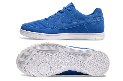 Nike Street Gato IC Low-Tops Football Shoes - Blue/White
