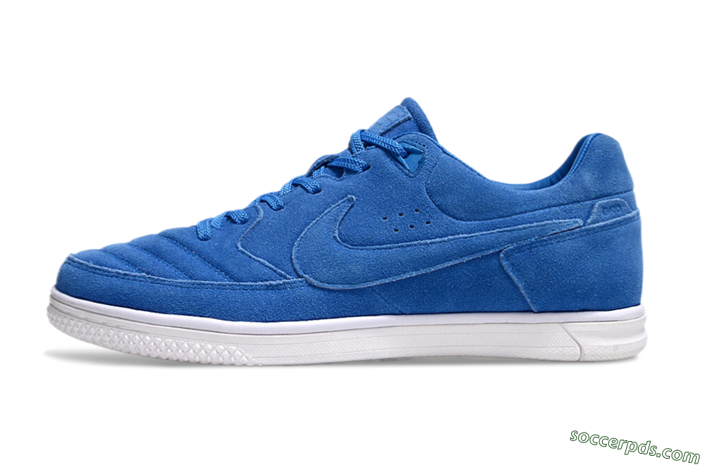 Nike Street Gato IC Low-Tops Football Shoes - Blue/White 2