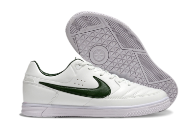 Nike Street Gato IC Low-Tops Football Shoes - White/Green