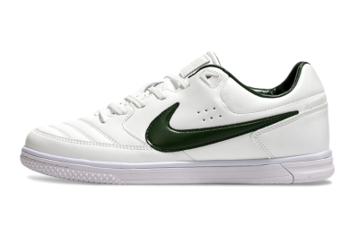 Nike Street Gato IC Low-Tops Football Shoes - White/Green