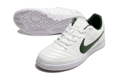 Nike Street Gato IC Low-Tops Football Shoes - White/Green