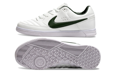 Nike Street Gato IC Low-Tops Football Shoes - White/Green