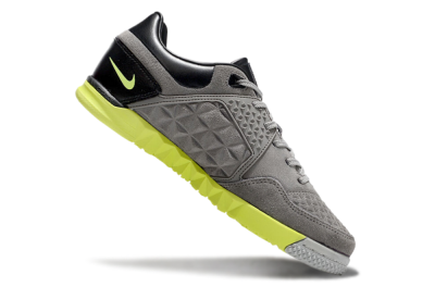 Nike Street Gato IC Low-Tops Football Shoes - Grey/Yellow/Black