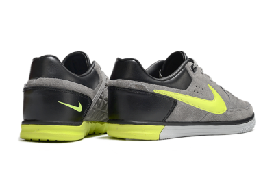 Nike Street Gato IC Low-Tops Football Shoes - Grey/Yellow/Black