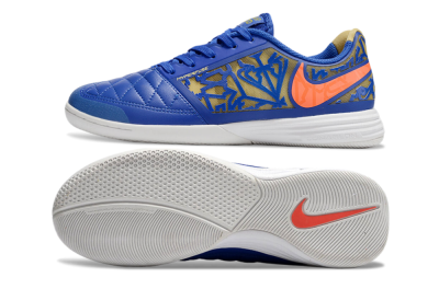 Nike Street Gato IC Low-Tops Football Shoes - Blue/Yellow/Red