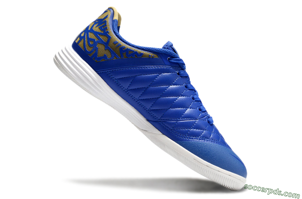 Nike Street Gato IC Low-Tops Football Shoes - Blue/Yellow/Red 4