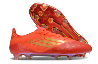 Adidas F50 Elite FG Low-Tops Football Boots - Red/Gold