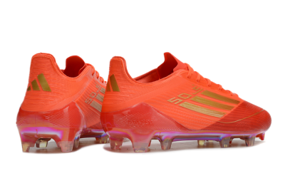 Adidas F50 Elite FG Low-Tops Football Boots - Red/Gold