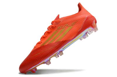 Adidas F50 Elite FG Low-Tops Football Boots - Red/Gold