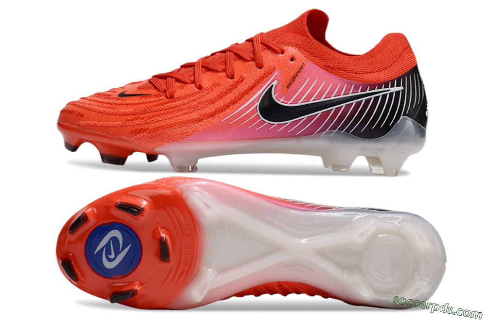Nike Phantom Luna Elite NU FG Low-Tops Football Boots - Red/Black/White 0