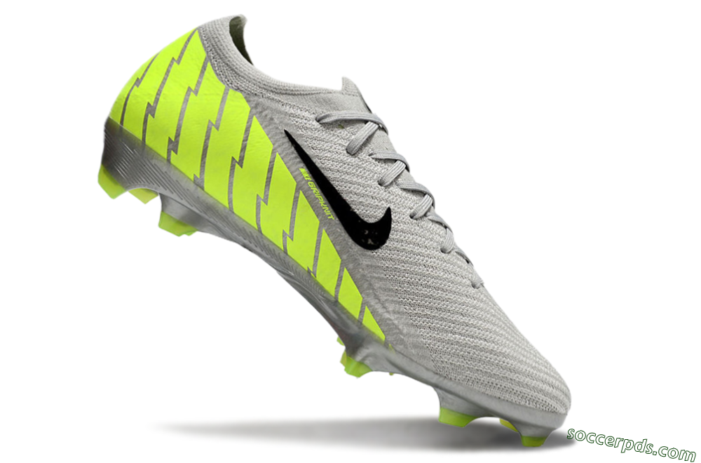 Nike Air Zoom Mercurial Vapor 16 Elite FG Low-Tops Football Boots - Grey/Black/Yellow 4