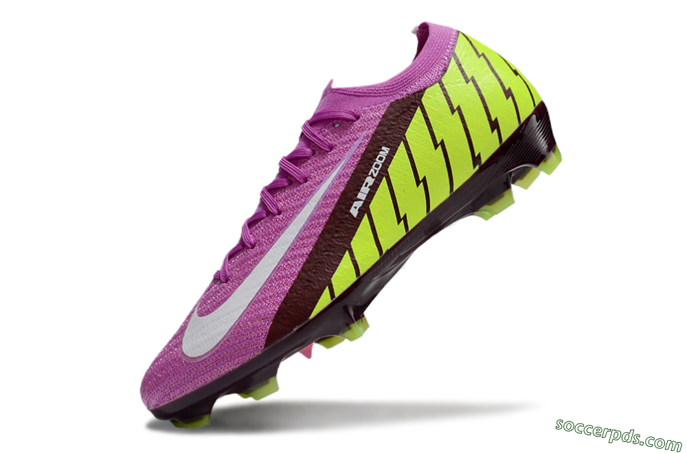 Nike Air Zoom Mercurial Vapor 16 Elite FG Low-Tops Football Boots - Pink/White/Yellow 5