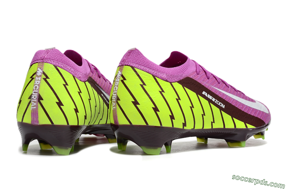 Nike Air Zoom Mercurial Vapor 16 Elite FG Low-Tops Football Boots - Pink/White/Yellow 6